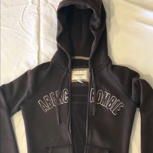 Brown “Abercrombie and Fitch” hoodie. Small.